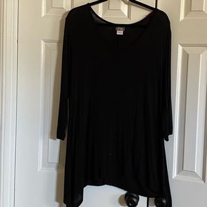 Ladies black tunic